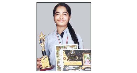  CMS girl wins Star Achievers Excellent Award