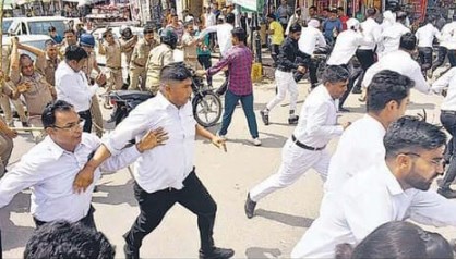 अधिवक्ताओं पर लाठीचार्ज, पश्चिमी यूपी में वकीलों की हड़ताल, हाईकोर्ट बार ने किया स्ट्राइक का समर्थन