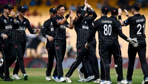  न्यूजीलैंड ने लगाया जीत का चौका, अफगानिस्तान को 149 रनों से रौंदा