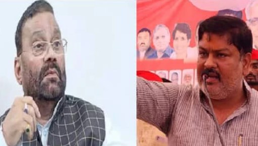 बेटी संघमित्रा के हाथ सनातनी झंडा, स्वामी प्रसाद कर रहे ड्रामा