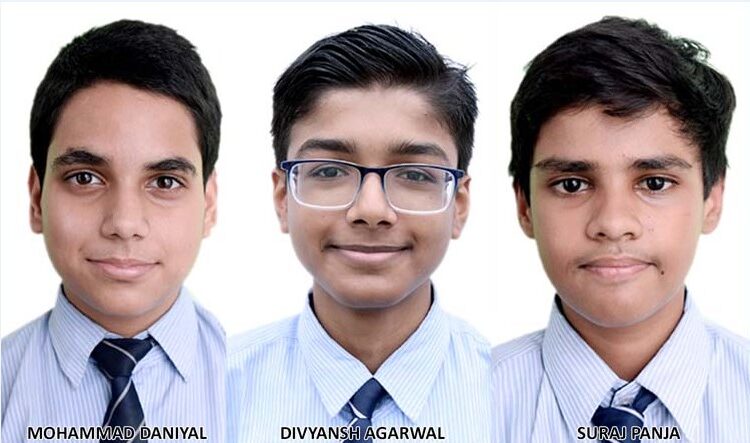 भारत सरकार के इन्स्पायर-मानक अवार्ड से सम्मानित हुए सी.एम.एस. के तीन छात्र